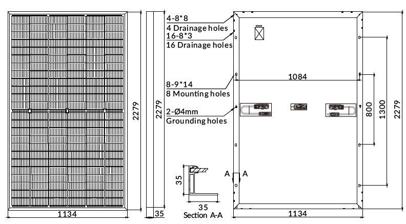 solar panel datasheet